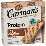Carman's Protein Bars Iced Coffee Limited Edition