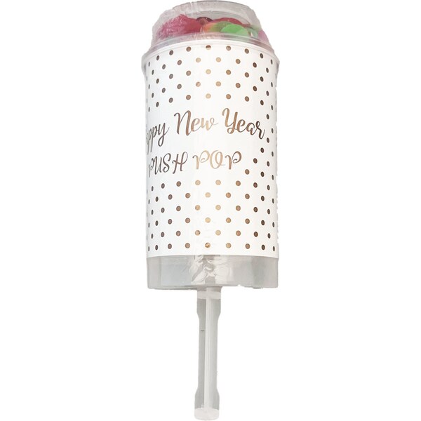 Happy New Year Push Pop Rose Gold Each