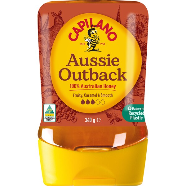Capilano Aussie Outback Honey Upside Down 340g