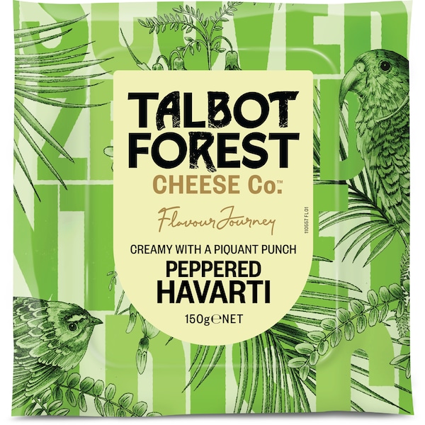Talbot Forest Cheese Co. Peppered Havarti 150g