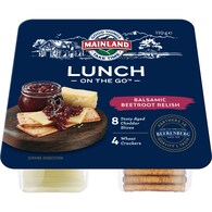 Mainland Lunch On The Go Cheese With Crackers & Balsamic Beetroot