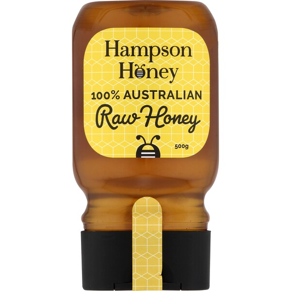Hampson Honey Raw Honey Squeezy 500g