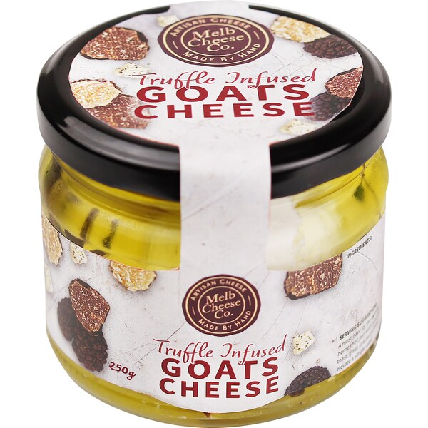 Melbourne Cheese Company Truffle Infused Goats Cheese 250g
