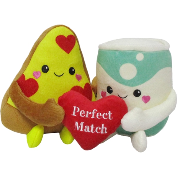 Valentine's Day Novelty Plush Perfect Match Each