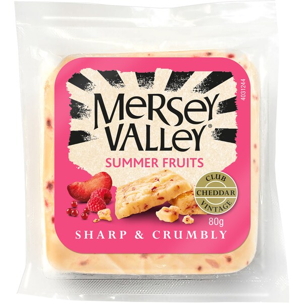 Mersey Valley Club Cheddar Vintage Summer Fruits 80g