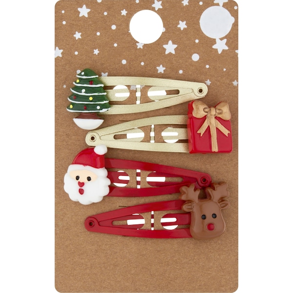 Christmas Hair Clips 4 Pack