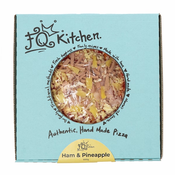 FQKitchen Ham And Pineapple Pizza 600g