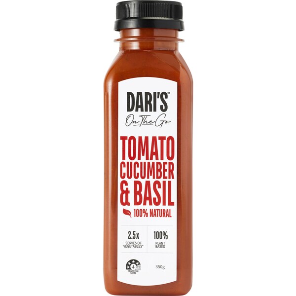 Dari's Tomato, Cucumber & Basil 350g