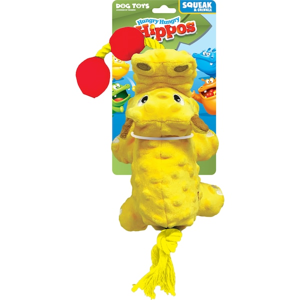 Hasbro Gaming Hungry Hippos Squeak & Crinkle Dog Toy each