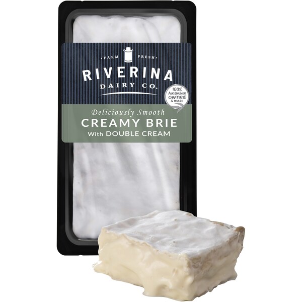 The Riverina Dairy Creamy Brie With Double Cream 120g