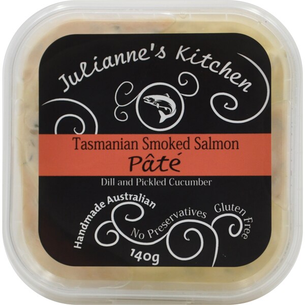 Julianne's Kitchen Tasmanian Smoked Salmon Pate 140g
