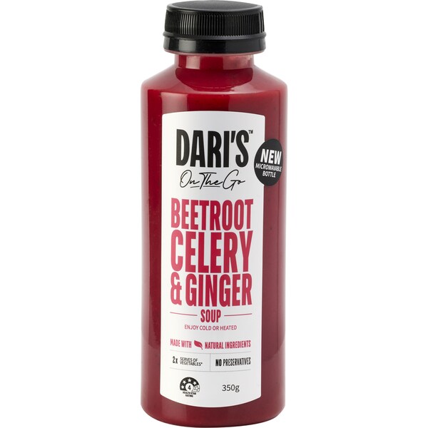 Dari's Beetroot, Celery & Ginger Soup 350g