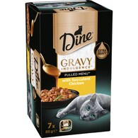 Dine Pulled Menu Adult Wet Cat Food Gravy Indulgence With Chicken