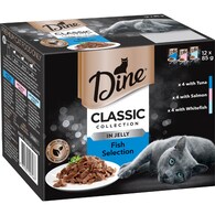 Dine Adult Wet Cat Food in Jelly Fish Selection