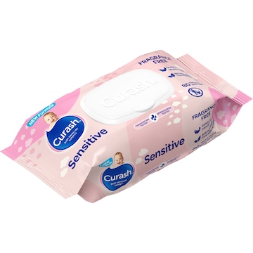 Curash Baby Wipes Fragrance Free 80 pack Woolworths
