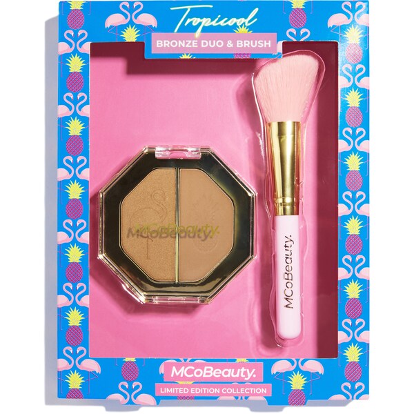 MCoBeauty Tropicool Bronze Duo & Brush Each