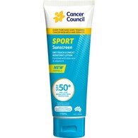 Cancer Council SPF 50+ Sport Dry Touch & Sweat Resistant Sunscreen