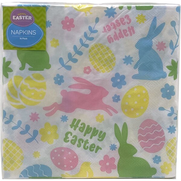 Easter Napkins 16 Pack