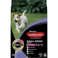 Supercoat Adult Small Breed Beef Dry Dog Food