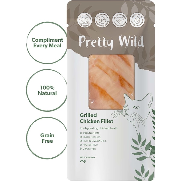 Pretty Wild Grilled Chicken Cat Treat 25g