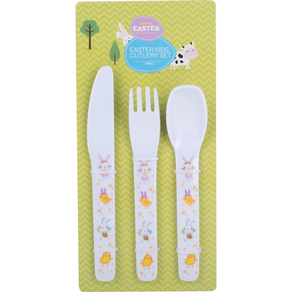 Easter Kids Cutlery Set Each