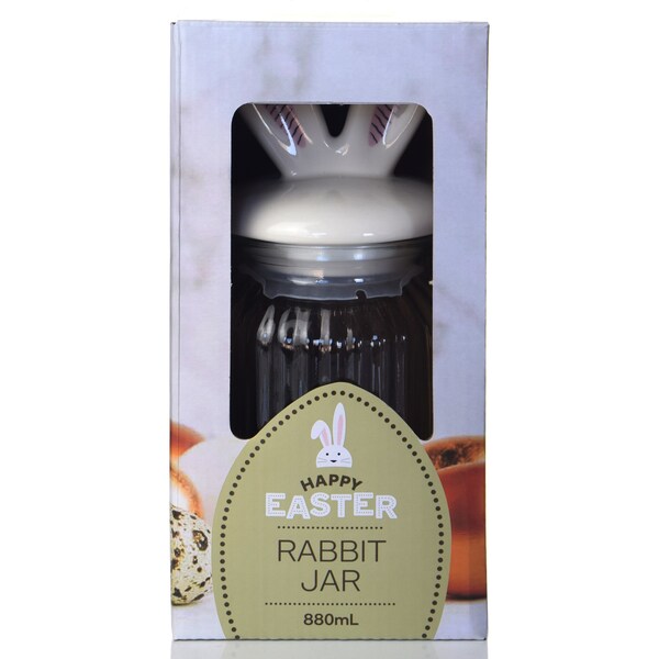 Easter Rabbit Jar Each