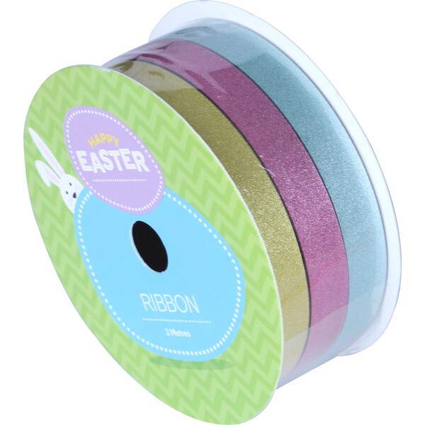 Easter Ribbon Plastic 3 Pack