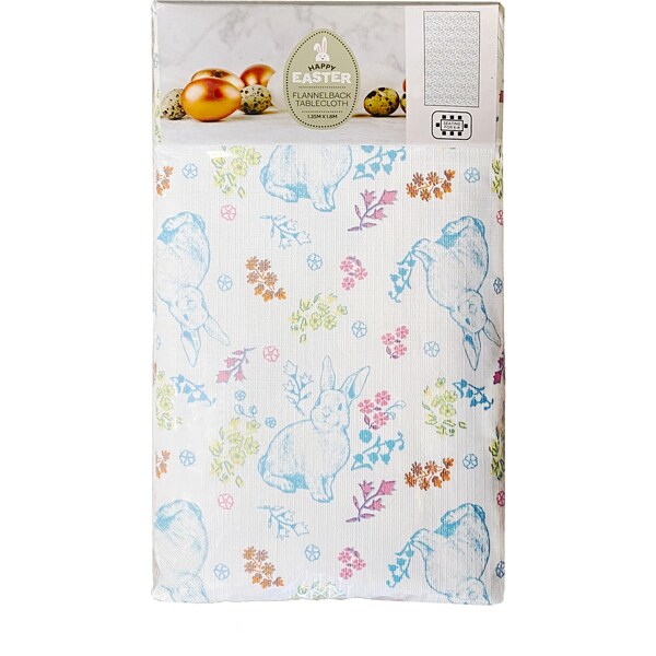 Easter Tablecloth 135x180cm Bunny Each