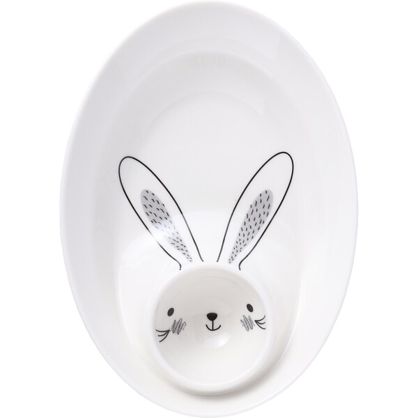 Easter Ceramic Chip & Dip Plate Each