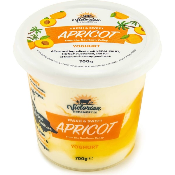 Victorian Creamery Co Apricot Yoghurt Tub 700g