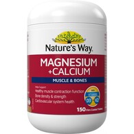 Nature's Way Magnesium + Calcium Muscle & Bones
