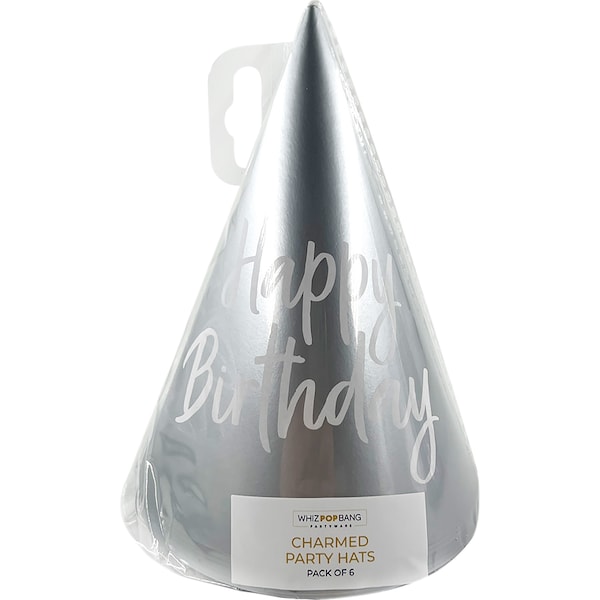 Whiz Pop Bang Charmed Party Hats 6 pack