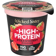Wicked Sister High Protein Strawberry Pudding