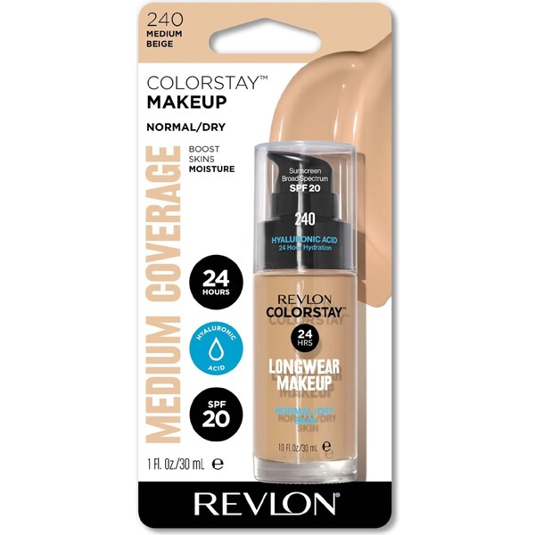 Revlon Colorstay Longwear Makeup Normal/Dry - Medium Beige 30mL