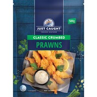 Just Caught Classic Crumbed Prawns