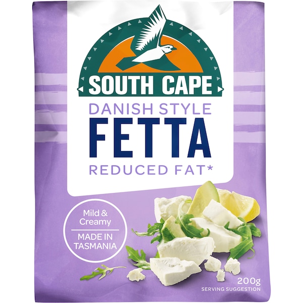 South Cape Reduced Fat Tasmanian Fetta 200g