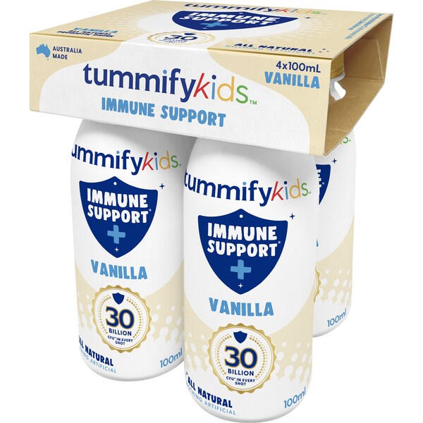 Tummify Kids Probiotic Shot Vanilla Probiotic Shot 4x100ml