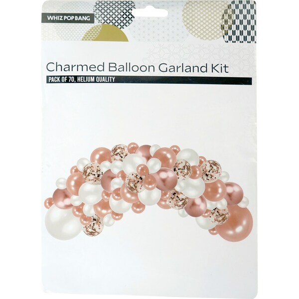 Whiz Pop Bang Charmed Balloon Garland Kit 70 pack