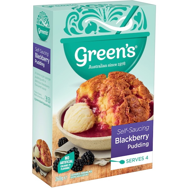 Green's Pudding Blackberry Sponge 260g