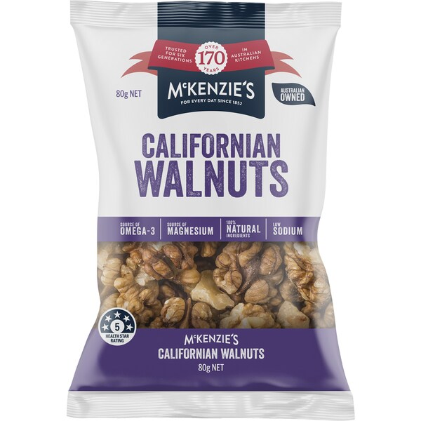 McKenzie's Californian Walnuts 80g