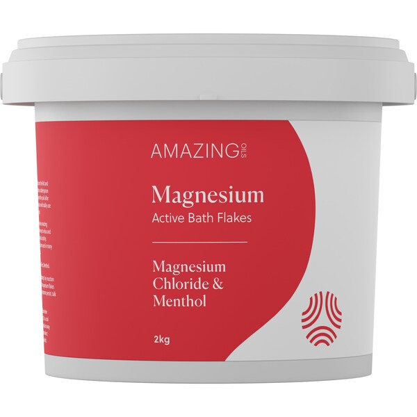 Amazing Oils Magnesium Active Bath Flakes 2kg