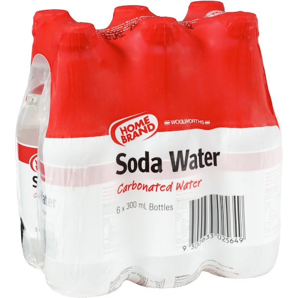 Homebrand Soda Water 6x300ml