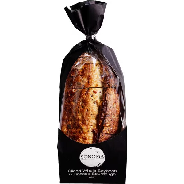 Sonoma Sliced Whole Soybean & Linseed Sourdough 625g