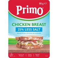 Primo Chicken Breast Sliced 25% Less Salt