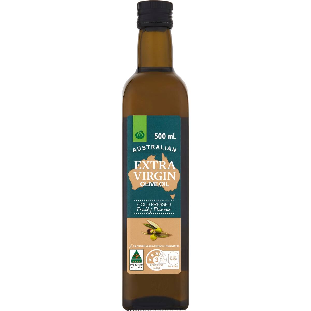 Woolworths Extra Virgin Olive Oil 500ml bunch
