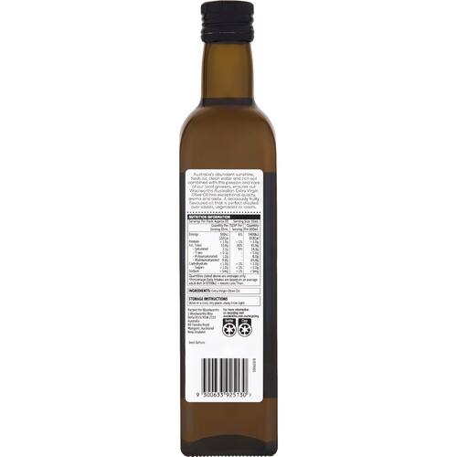 Woolworths Extra Virgin Olive Oil 500ml bunch
