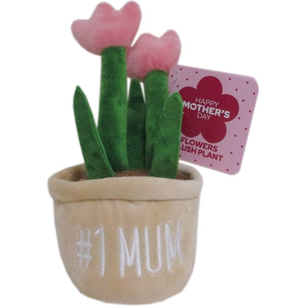 Mother's Day Plush Plant - Flowers Each