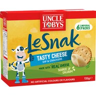 Uncle Tobys Le Snak Tasty Cheese Dip & Crackers