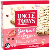 Uncle Tobys Muesli Bars Yoghurt & Strawberry