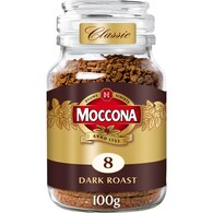 Moccona Freeze Dried Instant Coffee Classic Dark Roast